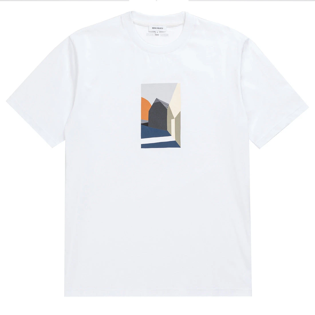 Norse Projects Johannes Collage T-Shirt White 3 Norse Projects Johannes Collage T-Shirt White