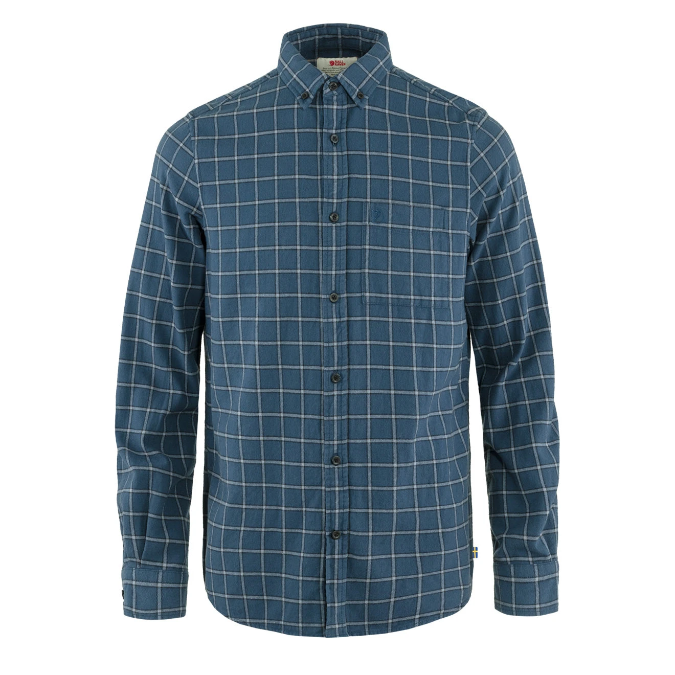 Fjallraven Ovik Flannel Shirt Indigo Blue / Flint Grey 3 Fjallraven Ovik Flannel Shirt Indigo Blue / Flint Grey