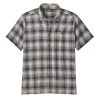 Patagonia A/C Buttondown Shirt Local Harvester / Stone Blue -Hikerdelic Sales Store Patagonia AC Buttondown Shirt Local Harvester Stone Blue 26443 1