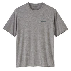 Patagonia Capilene Cool Daily Graphic Shirt Boardshort Logo Abalone Blue: Feather Grey