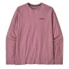 Patagonia Long Sleeve P-6 Logo Responsibili-Tee Evening Mauve -Hikerdelic Sales Store Patagonia Long Sleeve P 6 Logo Responsibili Tee Evening Mauve 1