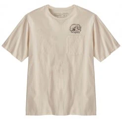 Patagonia Lost And Found Organic Pocket T Shirt Undyed Natural