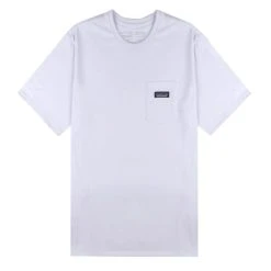 Patagonia P-6 Label Pocket Responsibili-Tee White