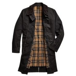 RRL By Ralph Lauren Waxed Cotton Coat Vintage Black 10 RRL By Ralph Lauren Waxed Cotton Coat Vintage Black -Hikerdelic Sales Store RRL by Ralph Lauren Waxed Cotton Coat Vintage Black 25168 3