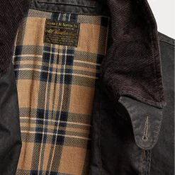 RRL By Ralph Lauren Waxed Cotton Coat Vintage Black 12 RRL By Ralph Lauren Waxed Cotton Coat Vintage Black -Hikerdelic Sales Store RRL by Ralph Lauren Waxed Cotton Coat Vintage Black 25168 5