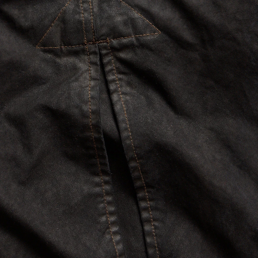 RRL By Ralph Lauren Waxed Cotton Coat Vintage Black 8 RRL By Ralph Lauren Waxed Cotton Coat Vintage Black - Image 6