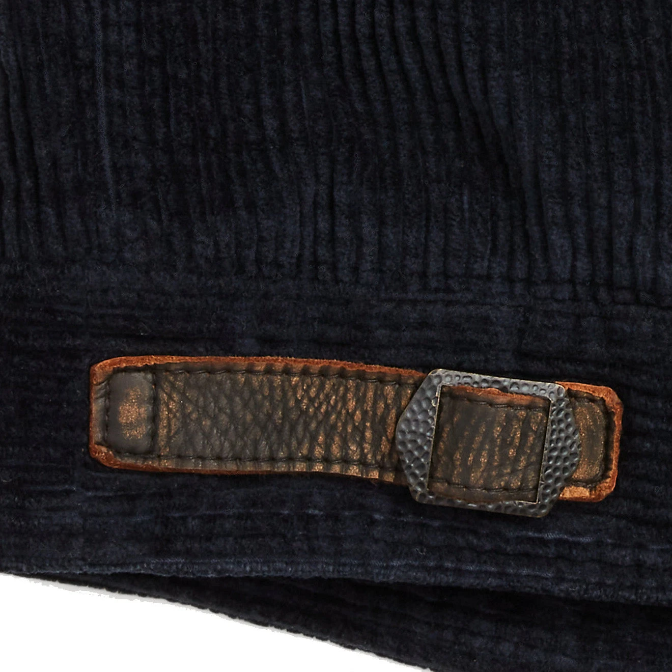 RRL By Ralph Lauren Appliqued Corduroy Leather-Sleeve Jacket Black/Deep Navy 6 RRL By Ralph Lauren Appliqued Corduroy Leather-Sleeve Jacket Black/Deep Navy - Image 4