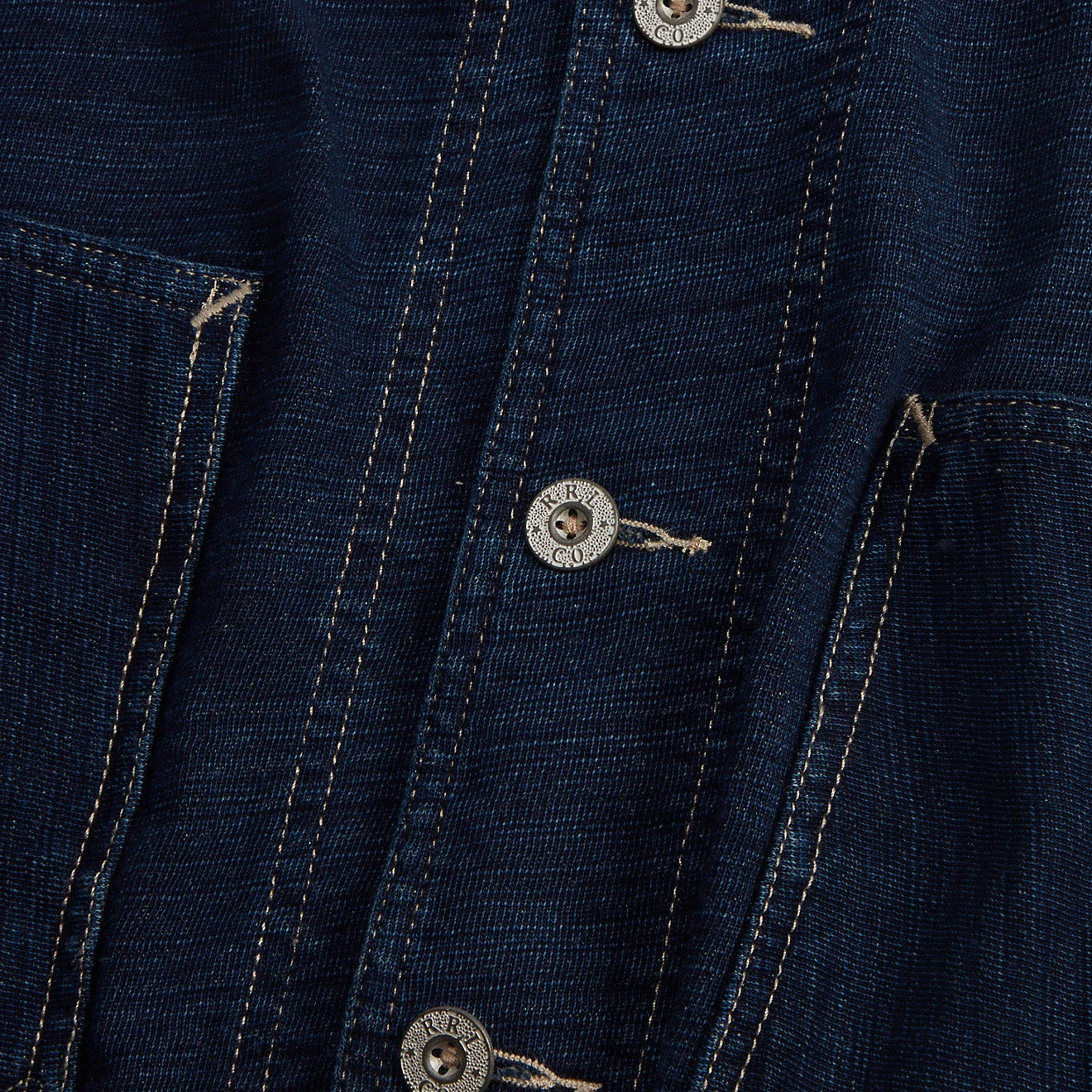 RRL By Ralph Lauren Indigo French Terry Jacket Indigo 7 RRL By Ralph Lauren Indigo French Terry Jacket Indigo - Image 5