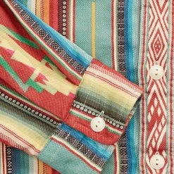 RRL By Ralph Lauren Jacquard Workshirt Red / Multi 10 RRL By Ralph Lauren Jacquard Workshirt Red / Multi -Hikerdelic Sales Store RRLbyRalphLaurenJacquardWorkshirtRedMulti 3