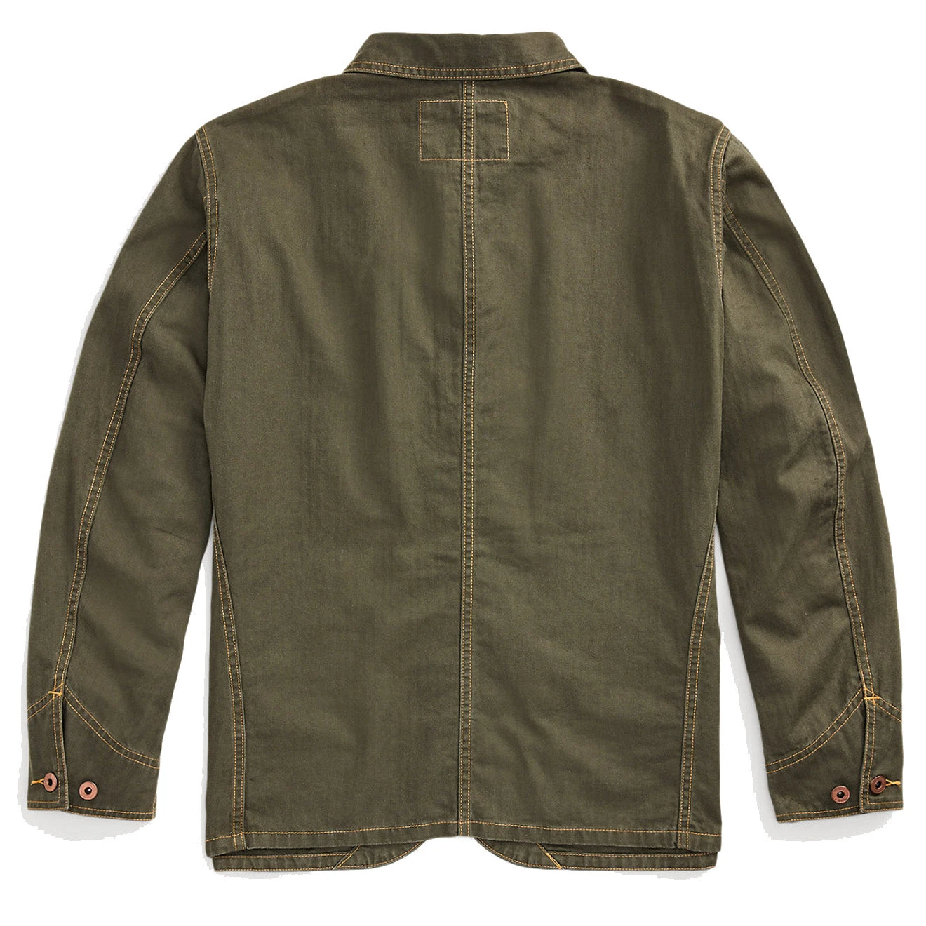 RRL By Ralph Lauren Linen-Cotton Herringbone Jacket Forest Green 4 RRL By Ralph Lauren Linen-Cotton Herringbone Jacket Forest Green - Image 2