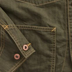 RRL By Ralph Lauren Linen-Cotton Herringbone Jacket Forest Green 10 RRL By Ralph Lauren Linen-Cotton Herringbone Jacket Forest Green -Hikerdelic Sales Store RRLbyRalphLaurenLinen CottonHerringboneJacketForestGreen 5