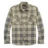 RRL By Ralph Lauren Plaid Twill Workshirt Faded Blue/Yellow 1 RRL By Ralph Lauren Plaid Twill Workshirt Faded Blue/Yellow -Hikerdelic Sales Store RRLbyRalphLaurenPlaidTwillWorkshirtFadedBlueYellow 1