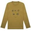 Snow Peak SP Tarp Long Sleeve Tee Mustard -Hikerdelic Sales Store Snow Peak SP Tarp Long Sleeve Tee Mustard 23414 01