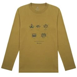 Snow Peak SP Tarp Long Sleeve Tee Mustard