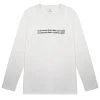 Snow Peak Typography Long Sleeve Tee White -Hikerdelic Sales Store Snow Peak Typography Long Sleeve Tee White 23487 01