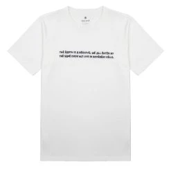Snow Peak Typography Tee White