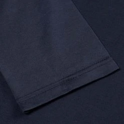 Sunspel Long Sleeve Crew Neck T-Shirt Navy 8 Sunspel Long Sleeve Crew Neck T-Shirt Navy -Hikerdelic Sales Store Sunspel Long Sleeve Crew Neck T Shirt Navy 13163 3