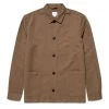 Sunspel Twin Pocket Jacket Dark Tan 1 Sunspel Twin Pocket Jacket Dark Tan -Hikerdelic Sales Store Sunspel Twin Pocket Jacket Dark Tan 26143 1