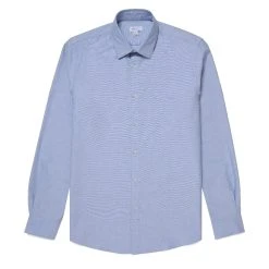 Sunspel Casual L/S Shirt Dark Blue Oxford