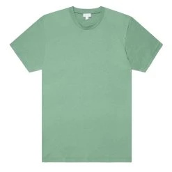 Sunspel Riviera Organic T-Shirt Thyme Melange