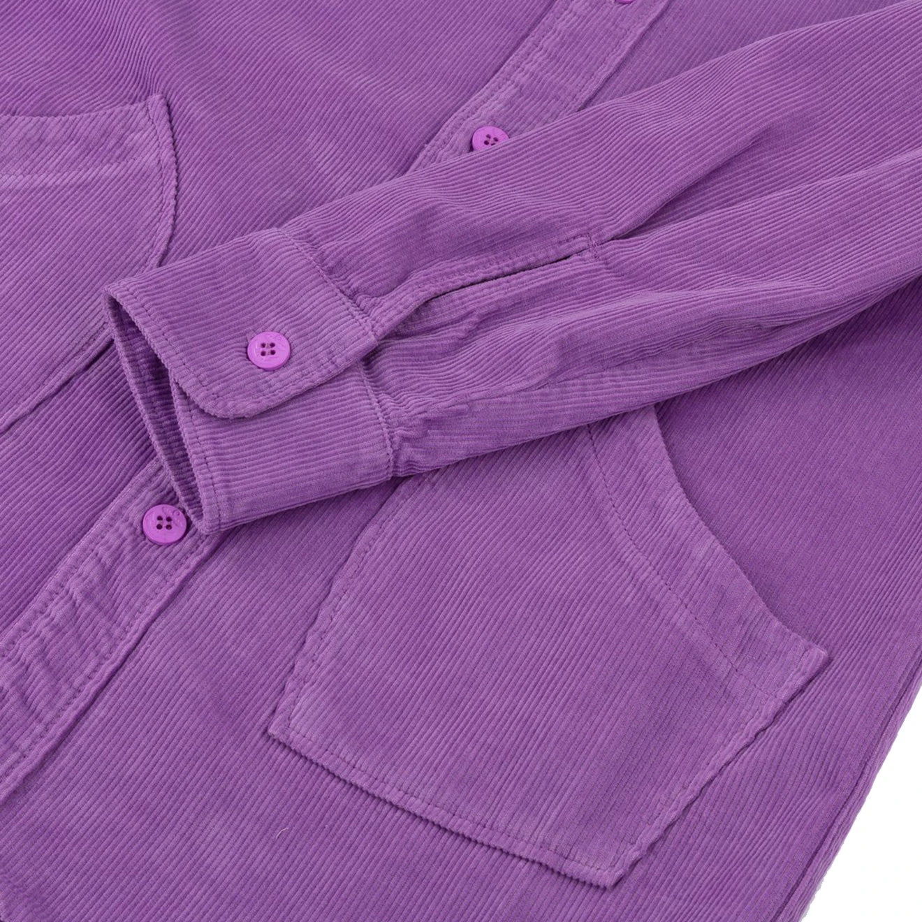 TSPTR Work Shirt Cord Jacket Berry 7 TSPTR Work Shirt Cord Jacket Berry - Image 5