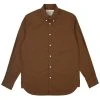 Uniform Bridge All Weather Relax Cotton Shirt Brown -Hikerdelic Sales Store UniformBridgeAllWeatherRelaxCottonShirt Brown 17438 1