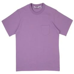 Uniform Bridge Heavyweight Pocket Tee Purple