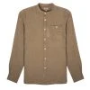 Woolrich Band Collar Linen Shirt Branch -Hikerdelic Sales Store Woolrich Band Collar Linen Shirt Branch 25494 01