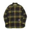 And Wander Thermonel Check Shirt Khaki -Hikerdelic Sales Store and wander thermonel check shirt khaki