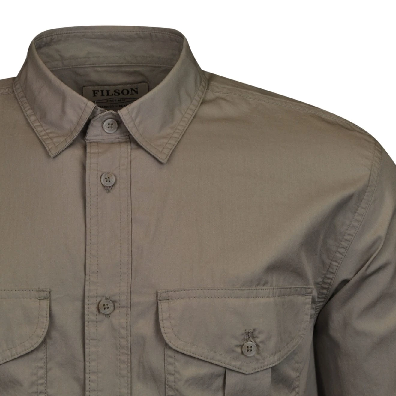 Filson Feather Cloth Shirt Desert Tan 4 Filson Feather Cloth Shirt Desert Tan - Image 2