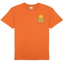 Hikerdelic X Flower Mountain Personal Growth T-Shirt Burnt Orange