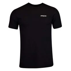 Patagonia P-6 Logo Responsibili Tee Black -Hikerdelic Sales Store patagonia P6 logo responsibiliTee black